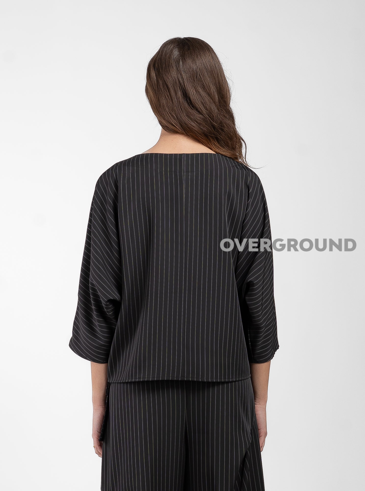 BLUSA OVER  CON SPACCO DAVANTI - OVERGROUND STORE 
