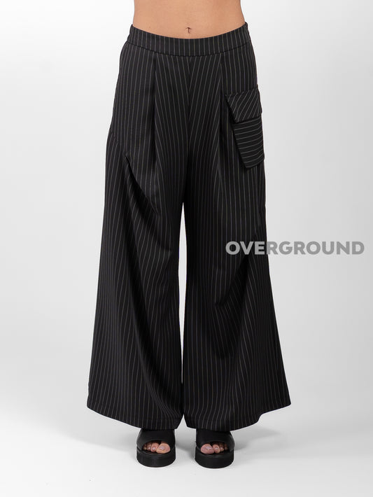 PANTALONE GAMBULE LARGO CON TASCA LATERALE - OVERGROUND STORE 