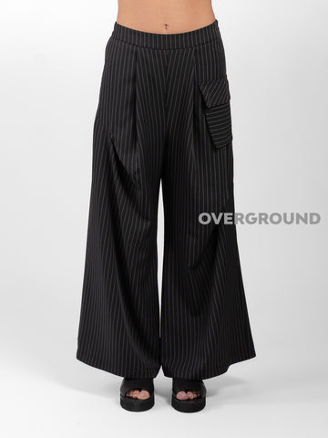 PANTALONE GAMBULE LARGO CON TASCA LATERALE - OVERGROUND STORE 