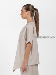 BLUSA OVER CON BOTTONI TRASVERSALI - OVERGROUND STORE 