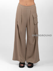 PANTALONE GAMBULE LARGO CON TASCA LATERALE - OVERGROUND STORE 