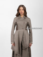 GIACCA ASIMMETRICA CON RETE - OVERGROUND STORE 