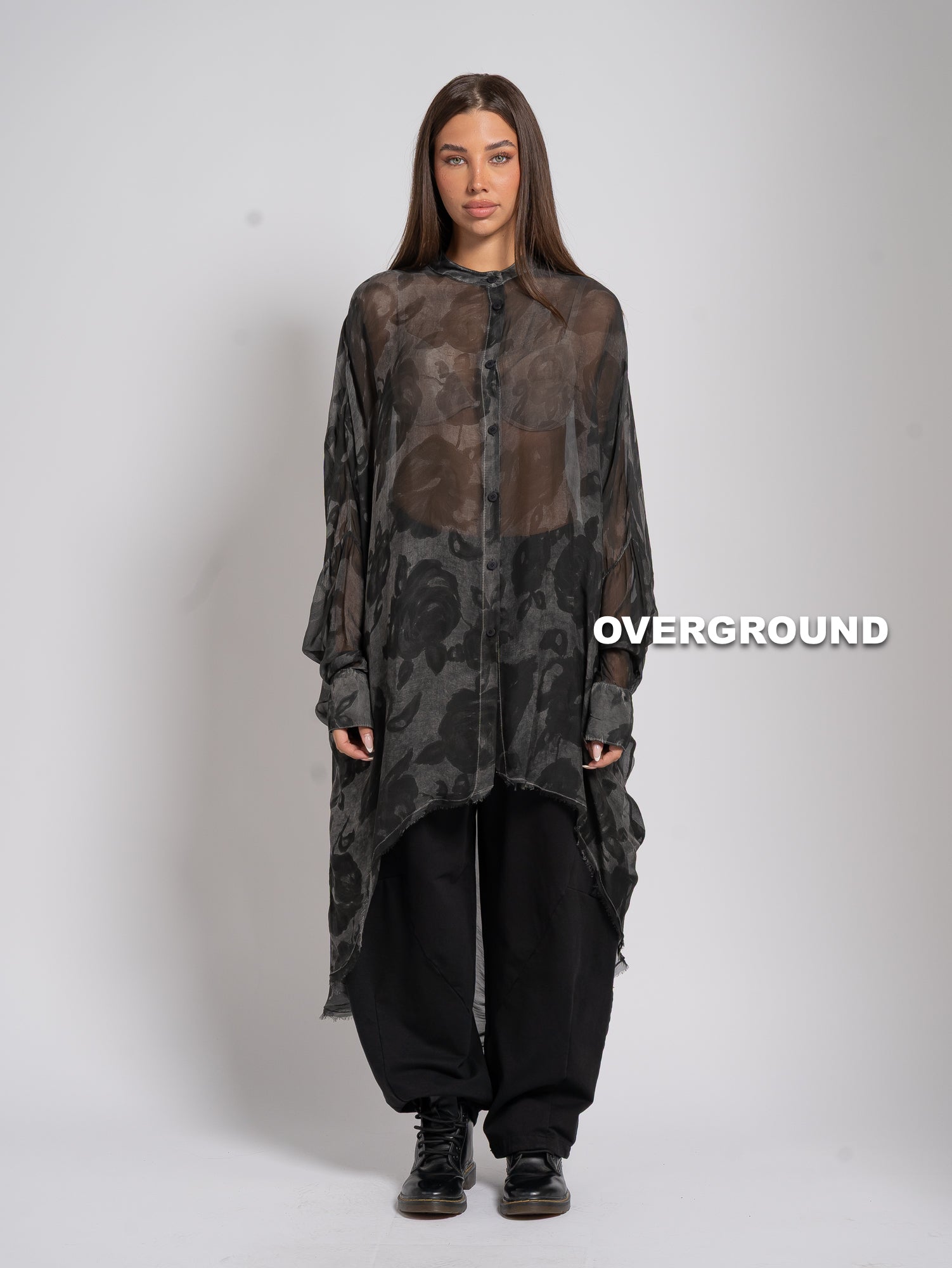 PANTALONE OVER GAMBULE CON RIPRESE