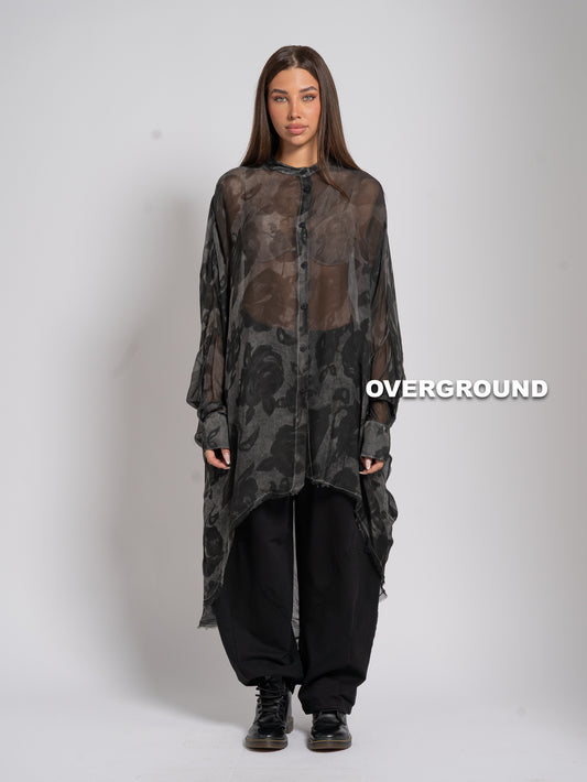 PANTALONE OVER GAMBULE CON RIPRESE