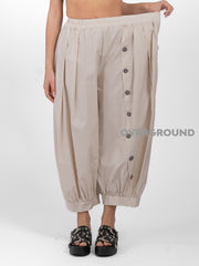 PANTALONI OVER CON BOTTONI SUL GAMBULE - OVERGROUND STORE 