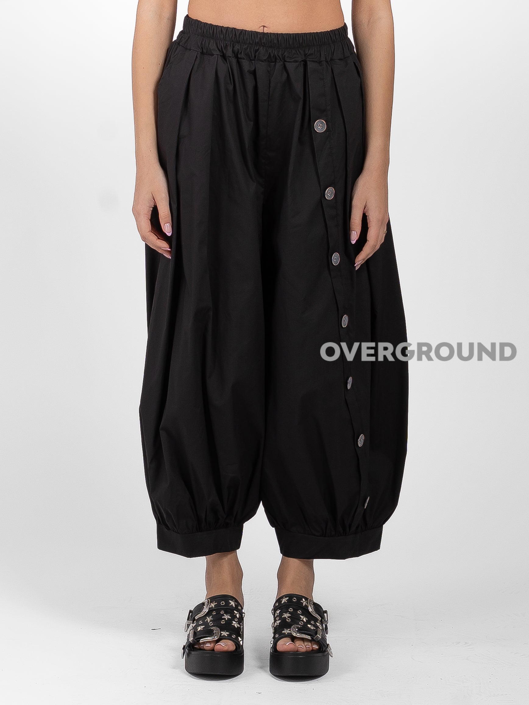 PANTALONI OVER CON BOTTONI SUL GAMBULE - OVERGROUND STORE 
