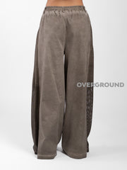 PANTALONE OVER GAMBULE LARGO CON RETE LATERALE - OVERGROUND STORE 