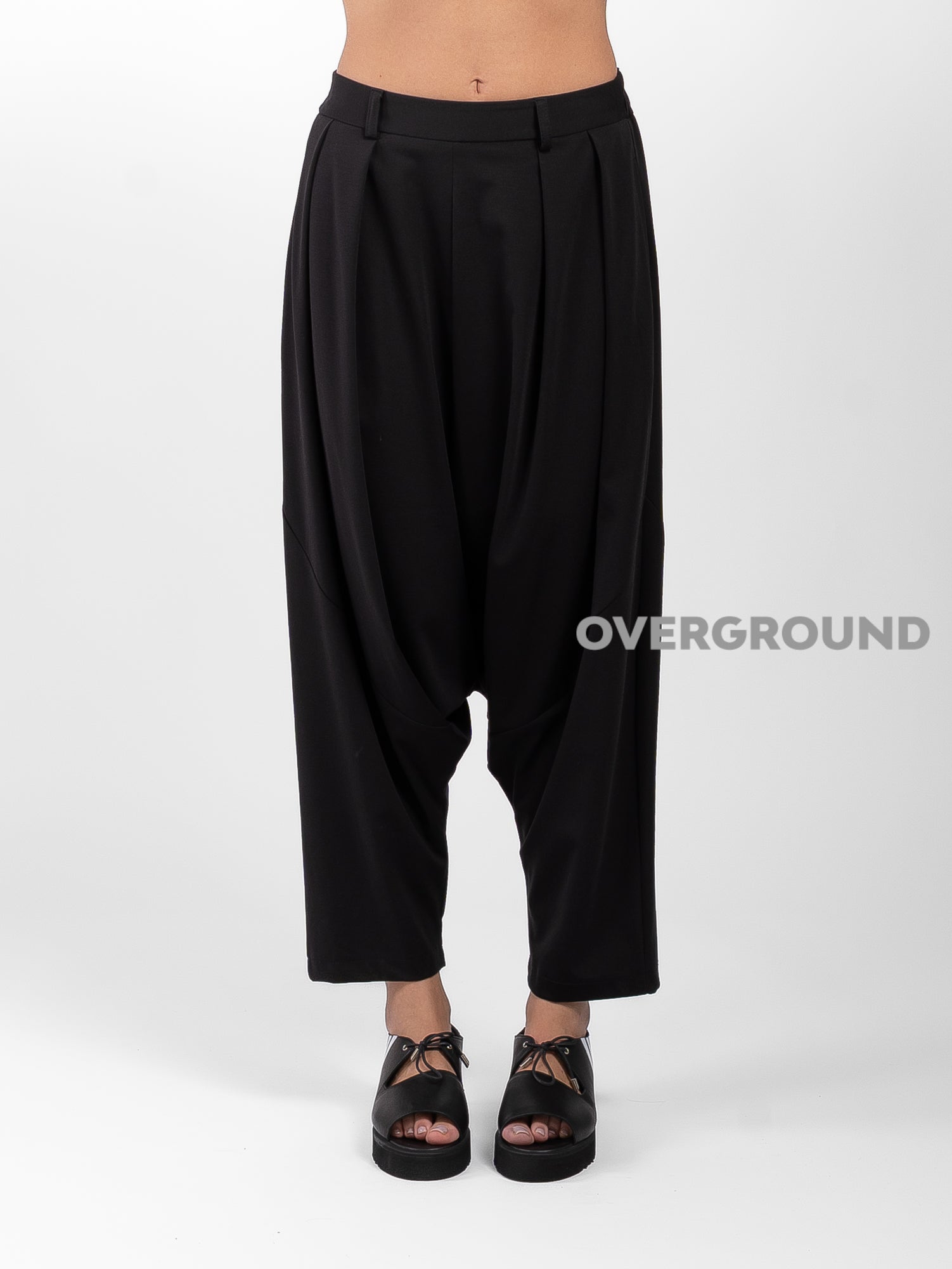 PANTALONE CAVALLO BASSO CON CUCITURE DAVANTI - OVERGROUND STORE 