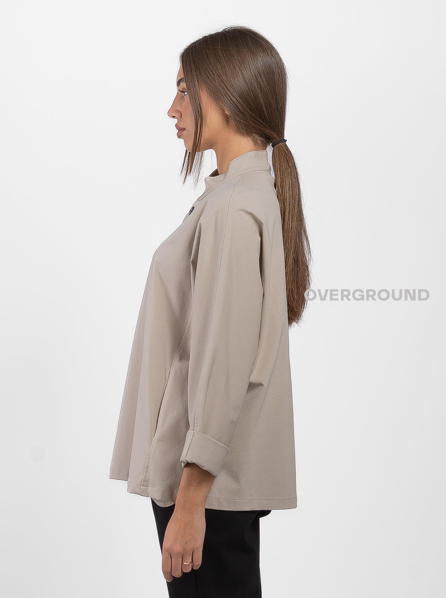 BLUSA CON BOTTONI FRONTALI COLLO COREANA - OVERGROUND STORE 