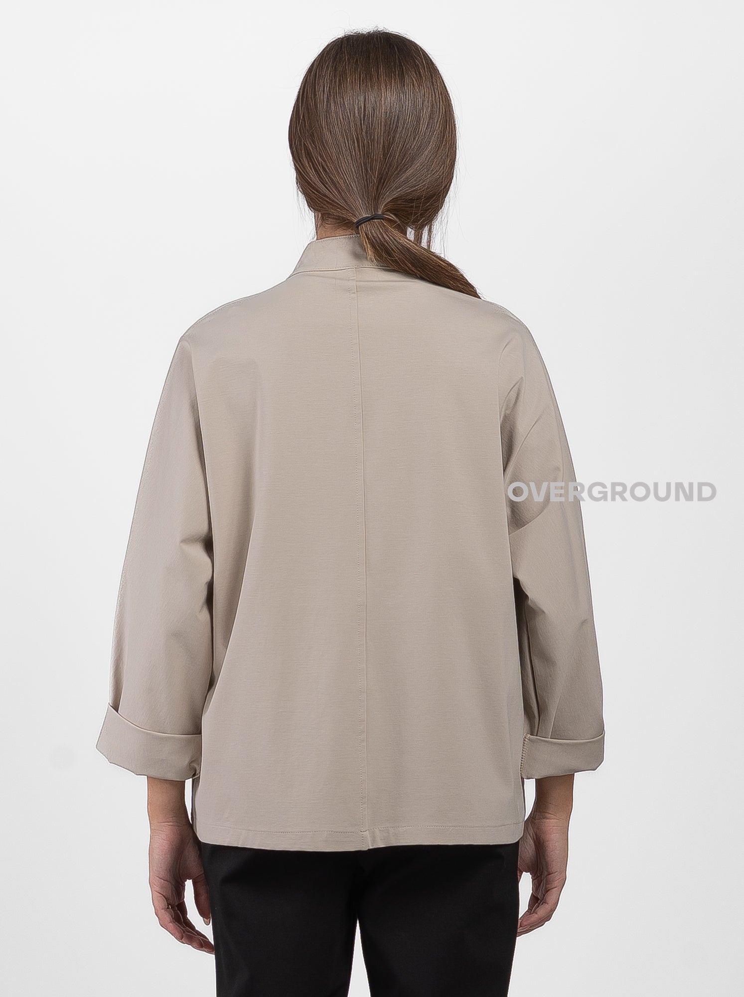 BLUSA CON BOTTONI FRONTALI COLLO COREANA - OVERGROUND STORE 