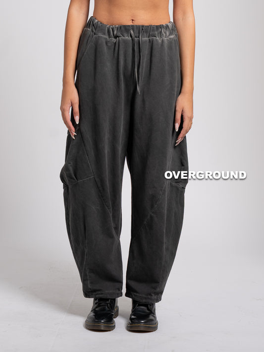 PANTALONE OVER GAMBULE LARGO TASCHE DAVANTI