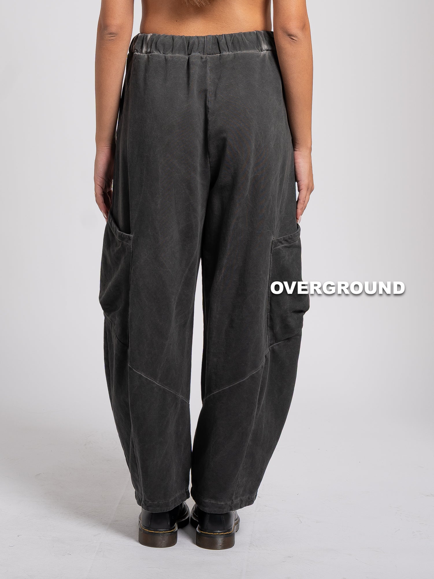 PANTALONE OVER GAMBULE LARGO TASCHE DAVANTI