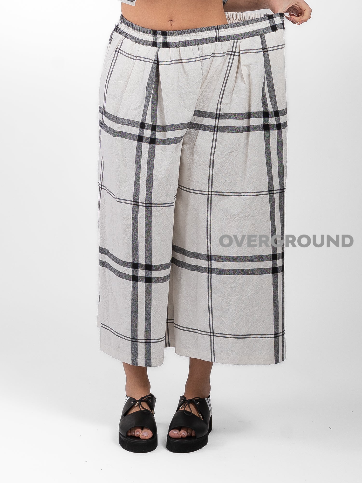 PANTALONE CON FANTASIA A QUADRI - OVERGROUND STORE 