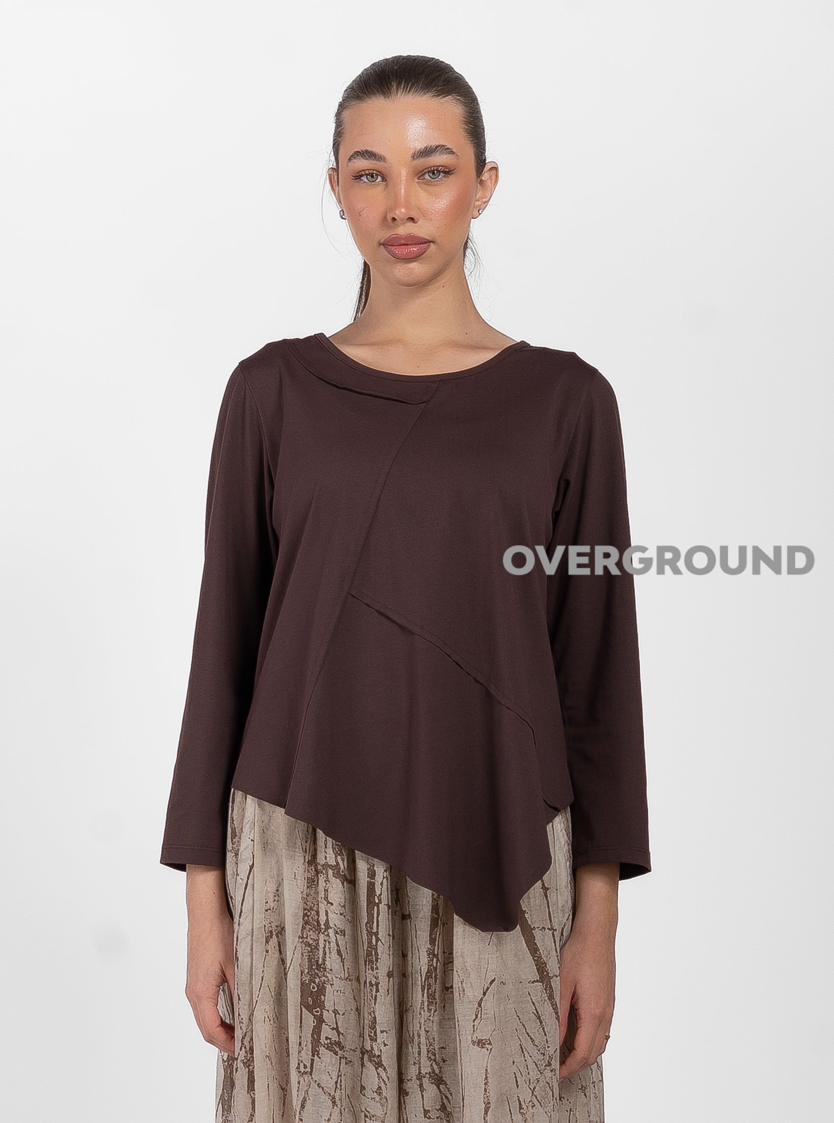 MAGLIA ASIMMETRICA CUCITURE FRONTALI - OVERGROUND STORE 