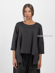 BLUSA SVASATA CON PATTINA LATERALE