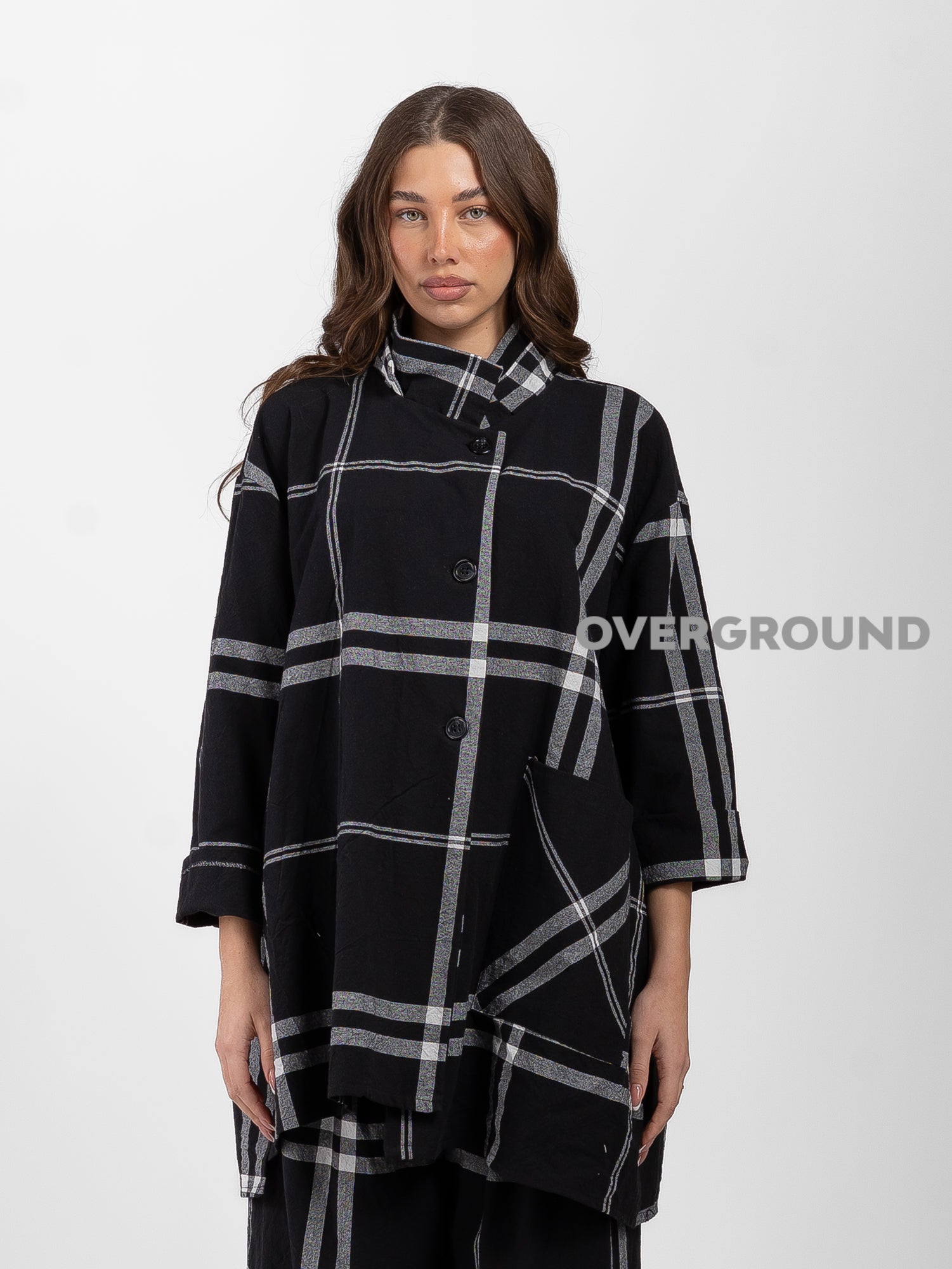 GIACCA OVER CON TASCA LATERALE FANTASIA - OVERGROUND STORE 