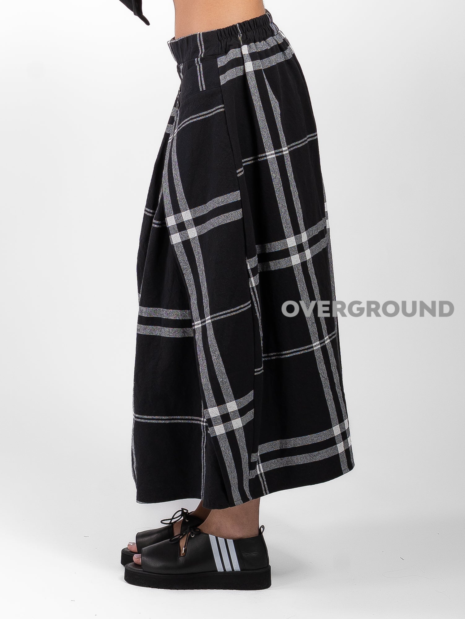 GONNA OVER CON BOTTONI IN VITA FANTASIA A QUADRI - OVERGROUND STORE 