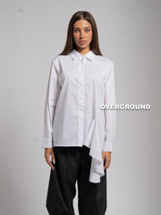CAMICIA OVER CON BALZA LUNGA LATERALE