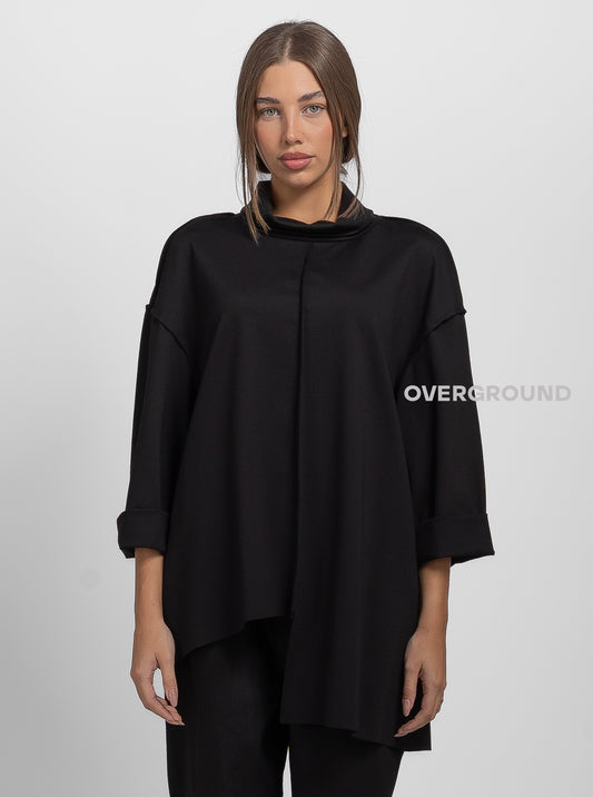 BLUSA CON COLLO A BARCA CUCITURE FRONTALI - OVERGROUND STORE 