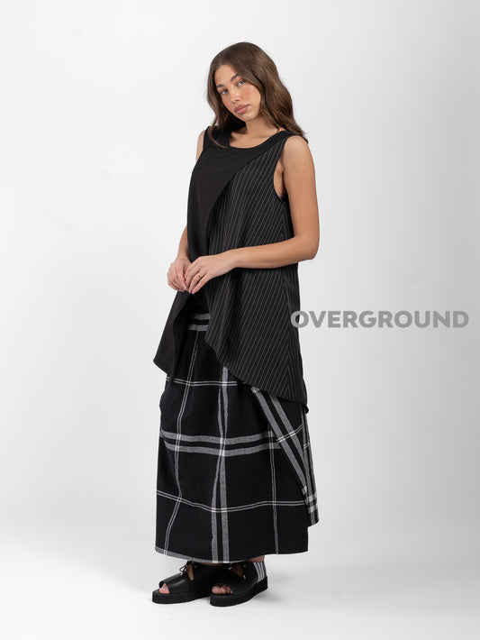 GONNA OVER CON BOTTONI IN VITA FANTASIA A QUADRI - OVERGROUND STORE 