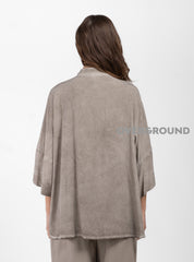 CAMICIA OVER CON TASCHE MORBIDE DAVANTI - OVERGROUND STORE 