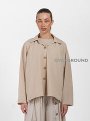 CAMICIA OVER SVASATA E CHIUSURA BOTTONI GRANDI - OVERGROUND STORE 