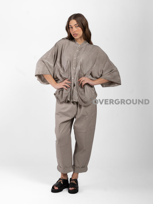 CAMICIA OVER CON TASCHE MORBIDE DAVANTI - OVERGROUND STORE 