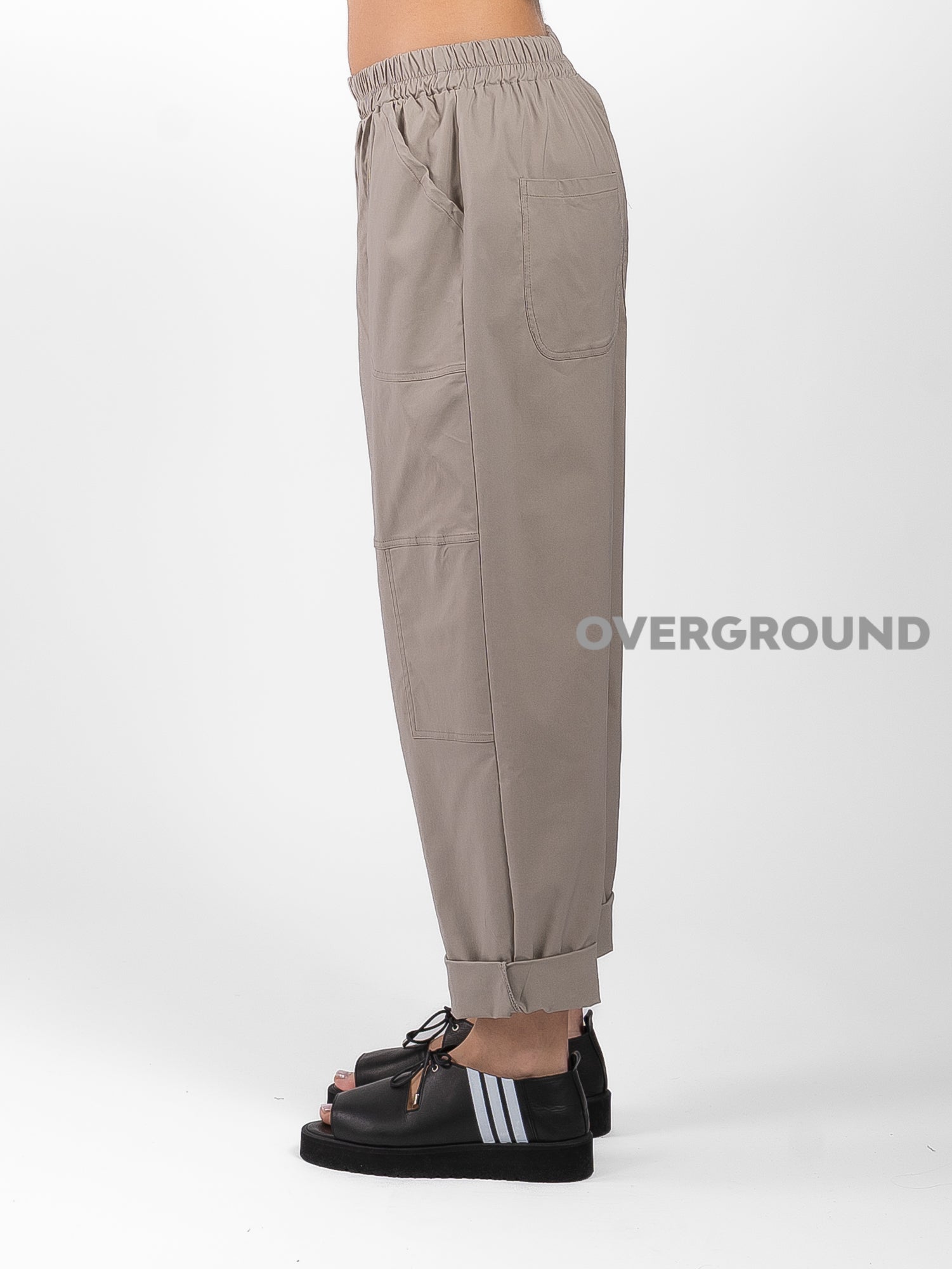 PANTALONE OVER CON CUCITURE E TASCHE DAVANTI - OVERGROUND STORE 