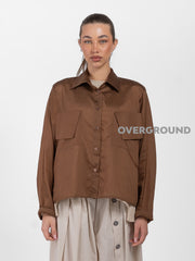 CAMICIA VELATA CON TASCHE DAVANTI - OVERGROUND STORE 