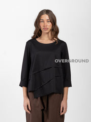 MAGLIA ASIMMETRICA CON CUCITURE DAVANTI - OVERGROUND STORE 