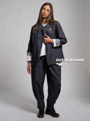 GIACCA OVER DOPPIO PETTO JEANS