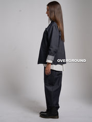 GIACCA OVER DOPPIO PETTO JEANS
