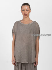 BLUSA CORTA OVER SENZA MANICA - OVERGROUND STORE 