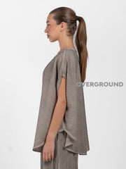 BLUSA CORTA OVER SENZA MANICA - OVERGROUND STORE 