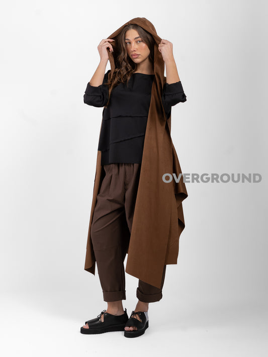 SMANICATO CON CAPPUCCIO CON TASCHE DAVANTI - OVERGROUND STORE 