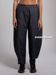 OVERSIZED TROUSERS WITH STITCHING ON THE LEG