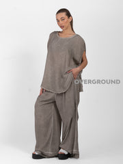 BLUSA CORTA OVER SENZA MANICA - OVERGROUND STORE 