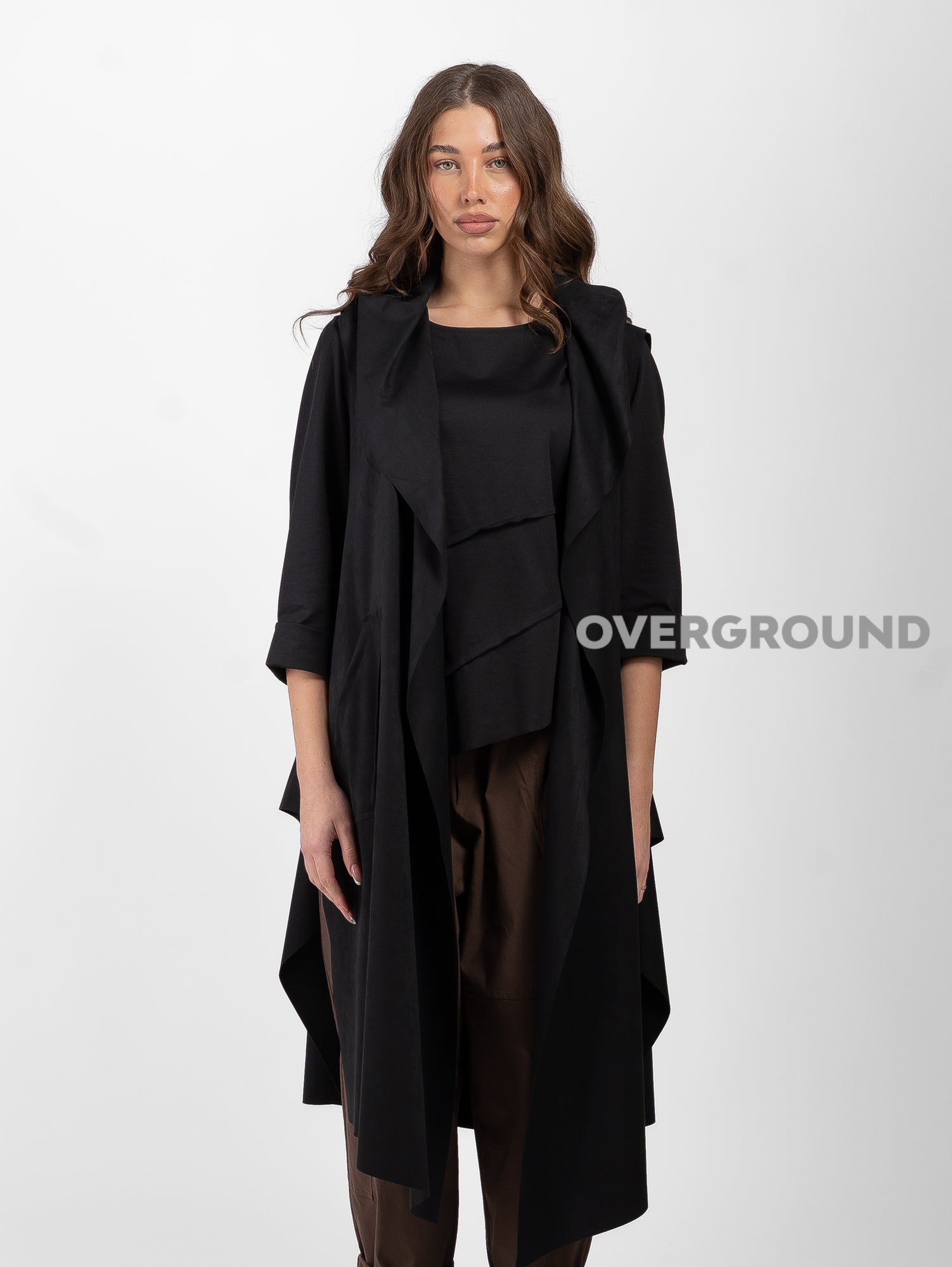 SMANICATO CON CAPPUCCIO CON TASCHE DAVANTI - OVERGROUND STORE 