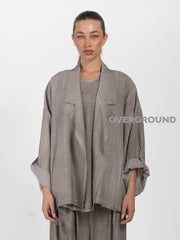 GIACCA SPOLVERINO OVER RIGATA - OVERGROUND STORE 