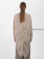 CAMICIA OVER  PIU' LUNGA DIETRO CON TASCHE DAVANTI - OVERGROUND STORE 