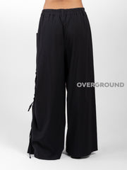 PANTALONE OVER CON RIPRESA LATERALE E TASCA DAVANTI - OVERGROUND STORE 