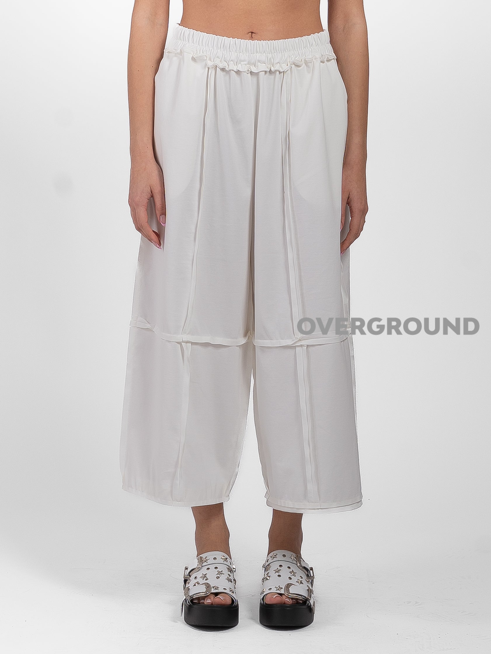 PANTALONE OVER CON CUCITURE A CROCE SUL GAMBULE - OVERGROUND STORE 