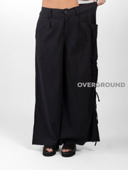 PANTALONE OVER CON RIPRESA LATERALE E TASCA DAVANTI - OVERGROUND STORE 