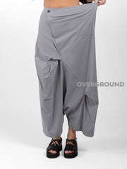 PANTALONE CAVALLO BASSO CON RIPRESA IN FONDO - OVERGROUND STORE 