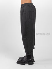 Oversized trousers in Milano stitch 