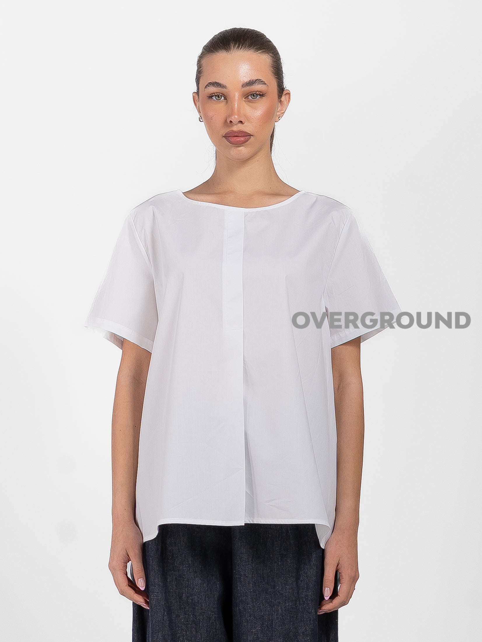 BLUSA OVER CON SPACCO DIETRO - OVERGROUND STORE 