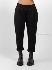 OVERSIZED TROUSERS WITH SIDE BUTTONS AT THE WAIST