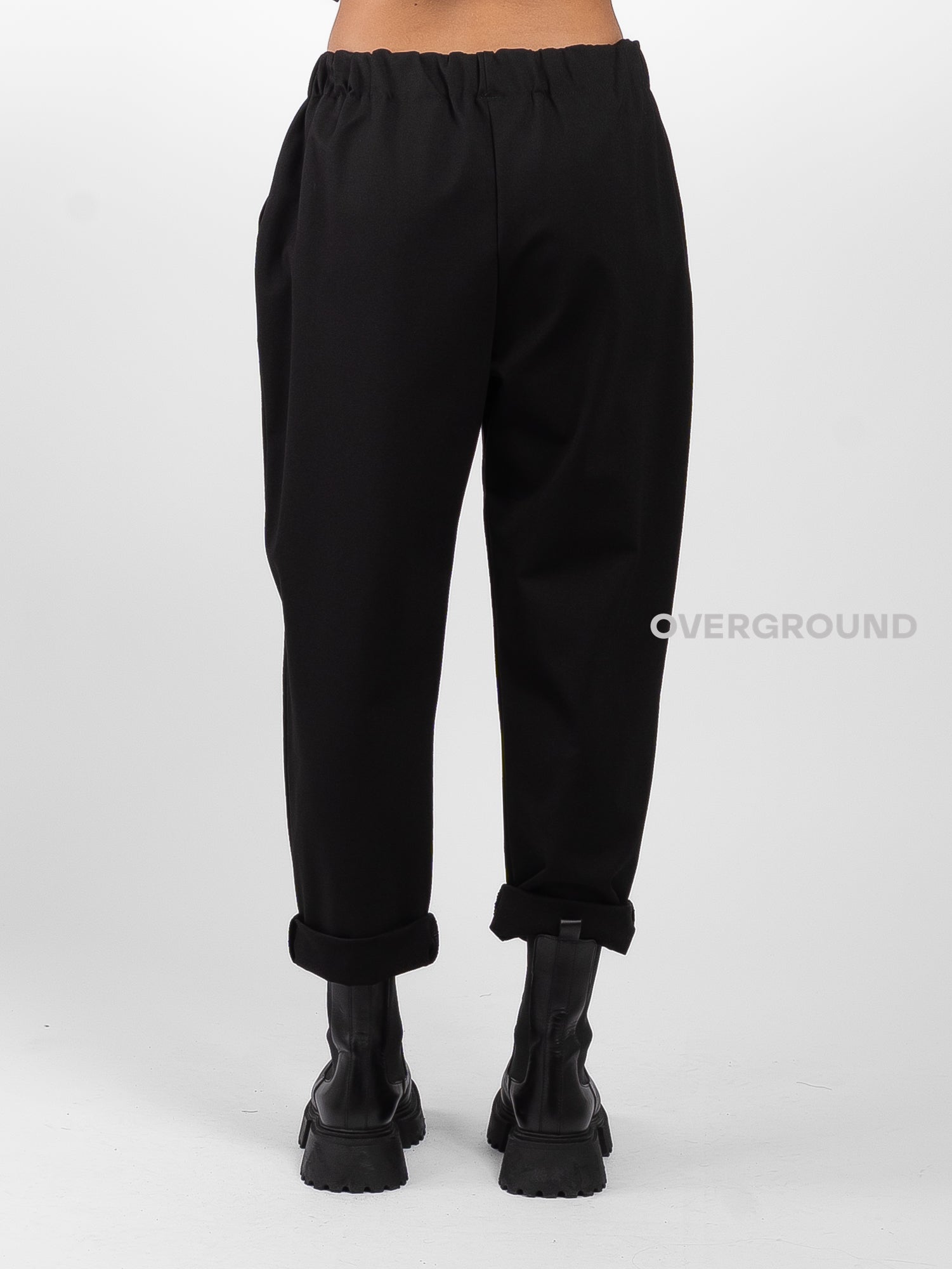 OVERSIZED TROUSERS WITH SIDE BUTTONS AT THE WAIST