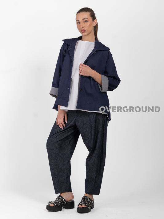 GIACCA OVER EFFETTO JEANS - OVERGROUND STORE 