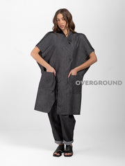 SMANICATO JEANS TAGLIO VIVO CON TASCHE DAVANTI - OVERGROUND STORE 